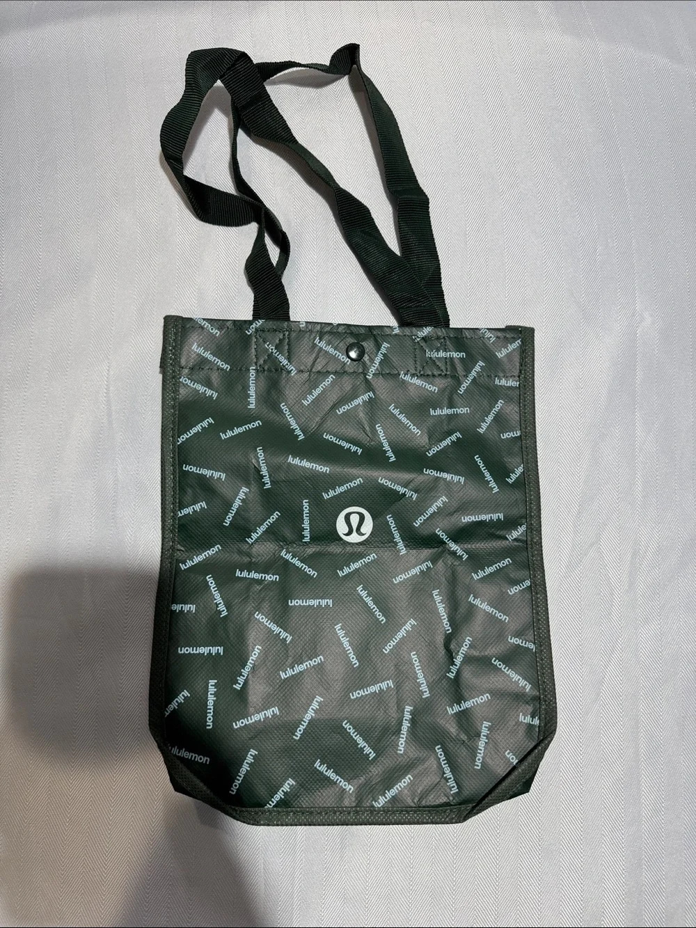 lululemon athletica Dark Green Logo Messenger Tote